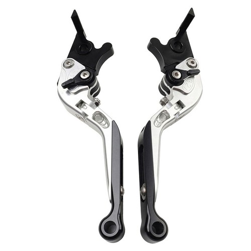 Silver CNC Folding Extendable Brake Clutch Levers For BMW S1000XR 2015-2021 - Picture 2 of 11
