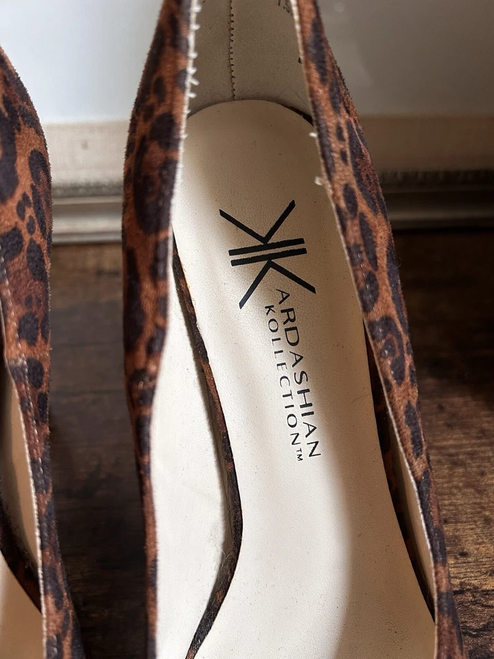 Kardashian Kollection Leopard Print Pointed Toe Stilettos size 7.5 - Image 4 of 4