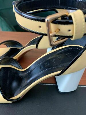 Marni iconic slingback samsu pumps buckle sandals shoes icon 40