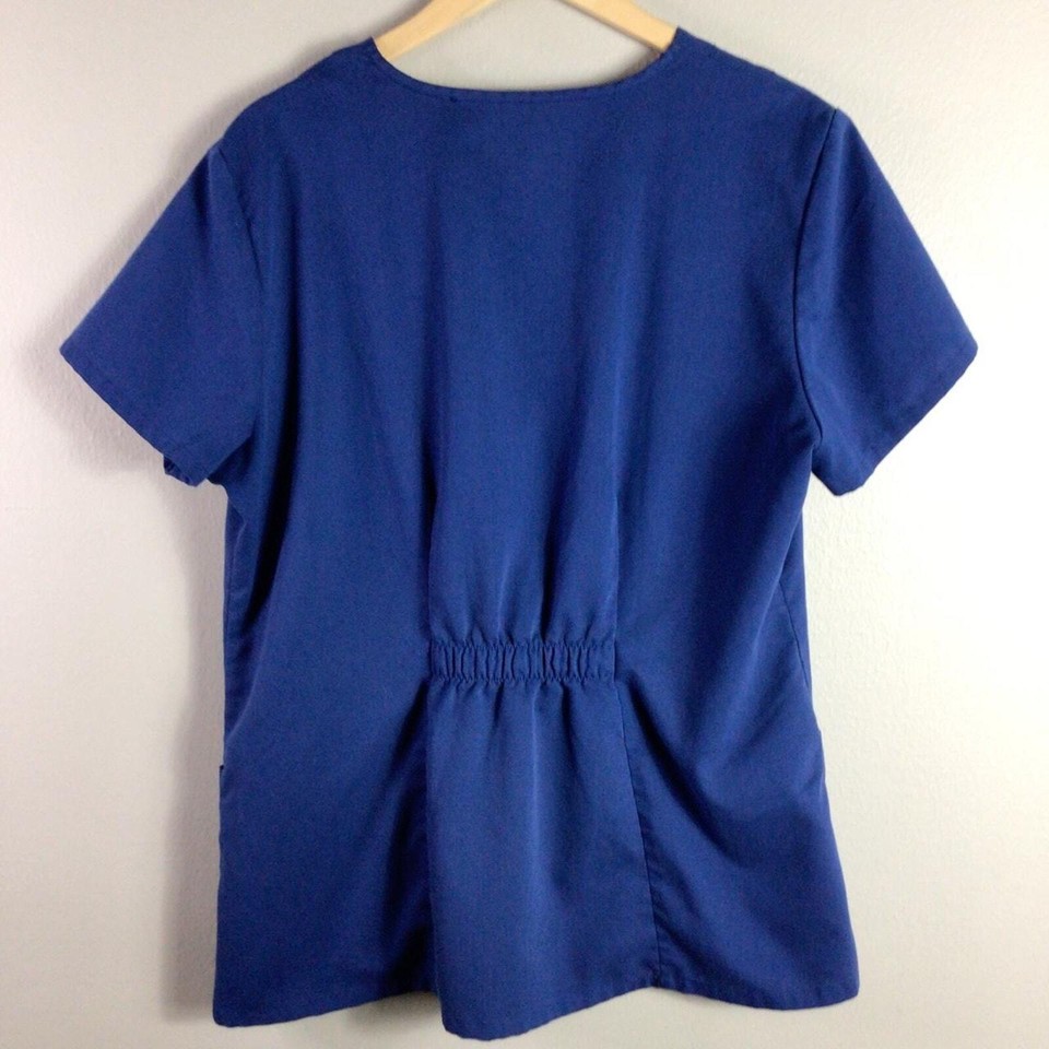 Official Greys Anatomy nurse scrub uniform navy blue XL eBay