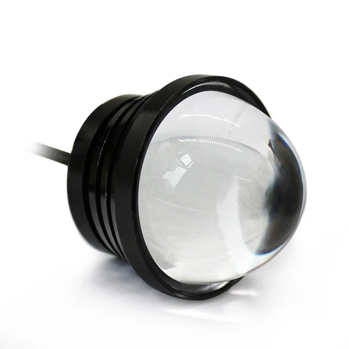 2Pc Eagle Eye Lamps LED DRL Fog Daytime Running Car Light Tail Backup 12V Amber - Foto 5 di 10