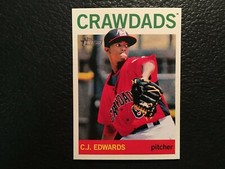 CJ Edwards Rookie 2013 Topps Heritage Minor League TORONTO BLUE JAYS