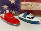 MATCHBOX SEA RESCUE BOAT MB ACROSS AMERICA RED/MARYLAND & LESNEY POLICE LAUNCH