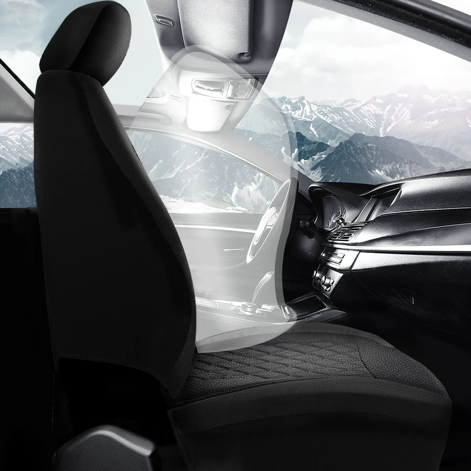 For Toyota RAV4 Front Rear Car Seat Covers 5-Seats Protector PU Leather Full Set Foto 3 de 4