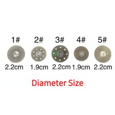 Dental Saw Diamond Disc Wheel Porcelain Teeth Cutting Polishing Discs Mandrel