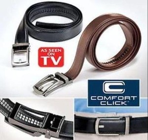 belt comfort seen tv belts automatic leather lock brown adjustable office