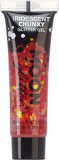 Iridescent Chunky Face Body Glitter Gel by Moon Glitter - Cherry - Cosmetic Fes