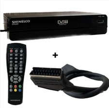 Digitale Terrestre Decoder Shinelco Dtd 209 Telecomando Cavo Scart DVB T USB