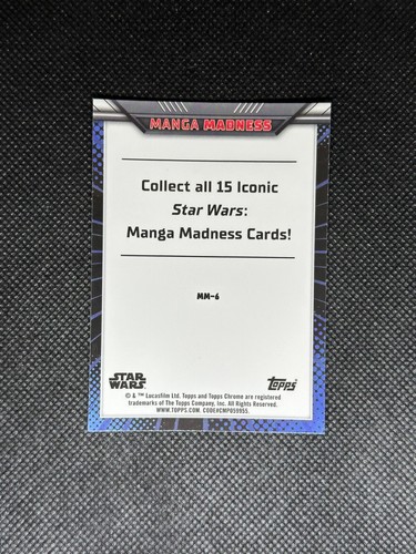 2023 Topps Chrome Star Wars Cards Insert Manga Madness - U Pick Complete Ur Set - Picture 7 of 13