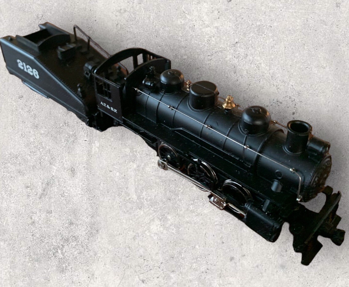 Vintage Bachman HO Train Engine AT & SF & Tender 2126 Untested eBay