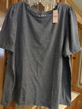 Loft dark tweed print short sleeved top Nwt size 16/18