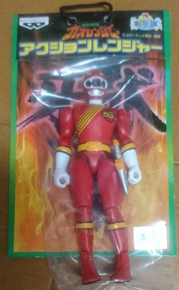 BANPRESTO Hyakujuu Sentai Gaoranger Action Ranger 5 Figure Set 2001 Japan New - Image 2 of 4