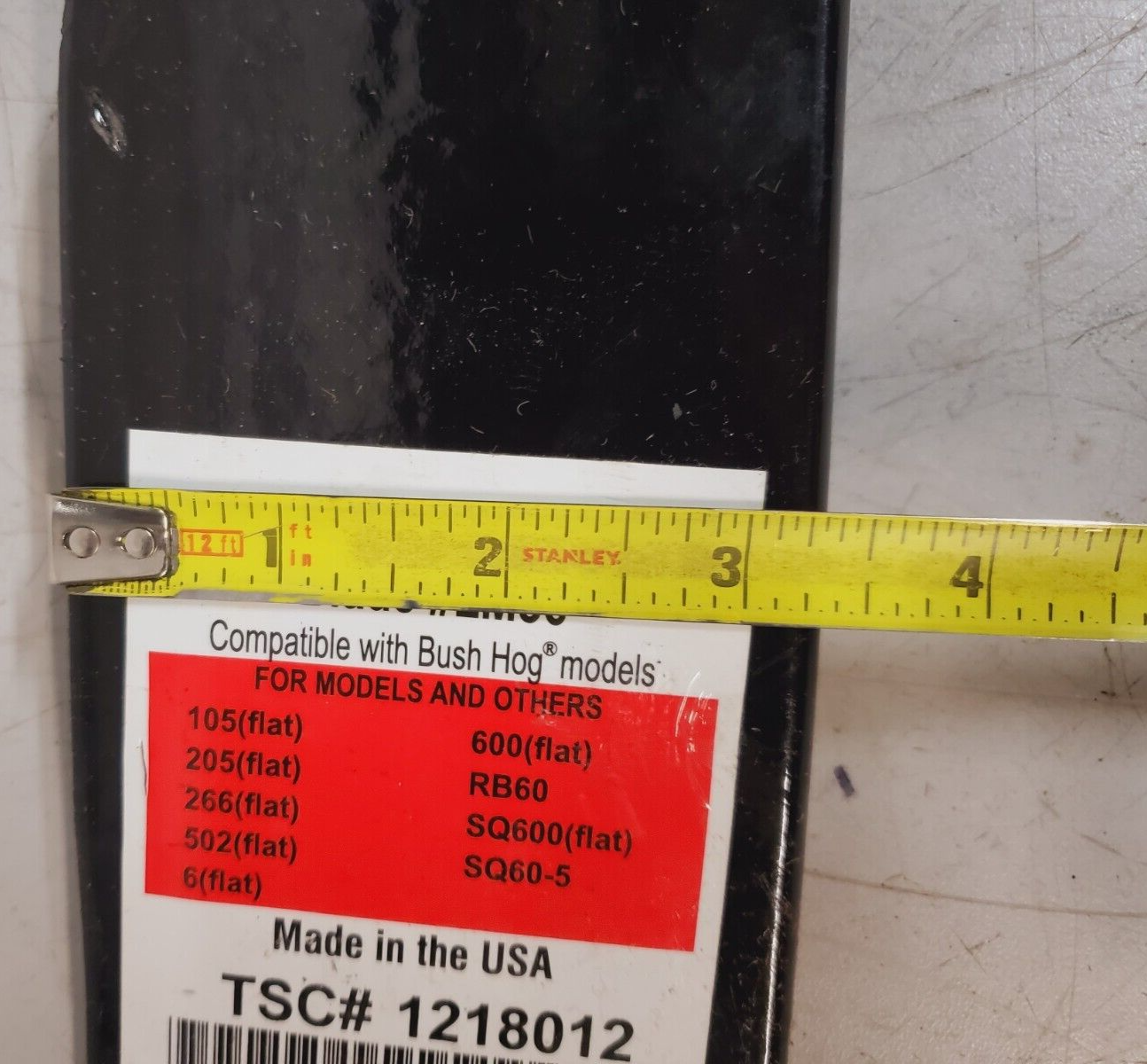 Rotary Cutter Blade For Bush Hog Models LM36 TSC 1218012 eBay