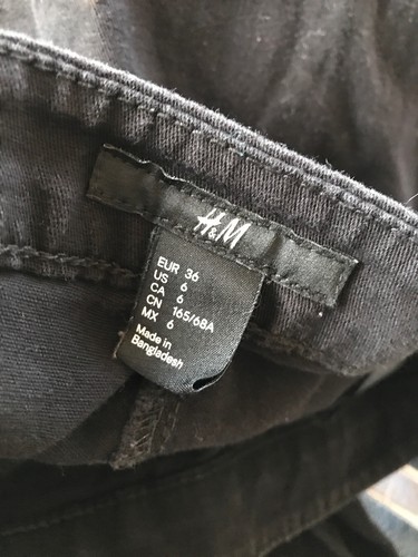 H&M Women’s Leggings Pants, Black, 6US - 第 6/9 張圖片