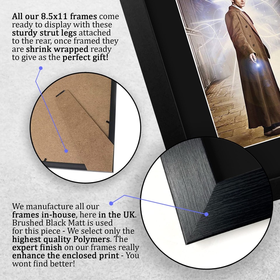 David Tennant Dr Who Gifts USL Framed Printed Signed Autograph Picture