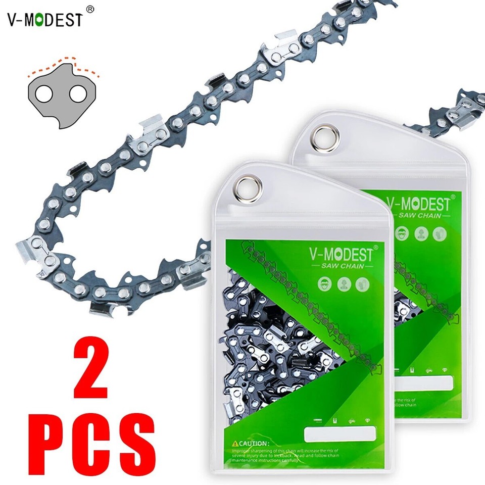 2-pcs 18 Inch Chainsaw Chain .050" Gauge 0.325" 72DL For Husqvarna 440 ...