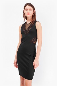 asos black lace dress