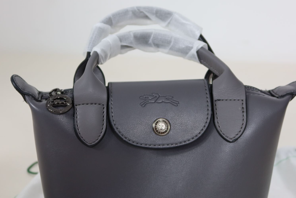 Longchamp Le Pliage Handbag Shoulder Bag 2Way Leather 3