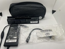 Dell 65W Slim Auto-Air AC/DC Travel Adapter Charger Model DK138 With Battery.