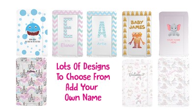 baby changing mat personalised
