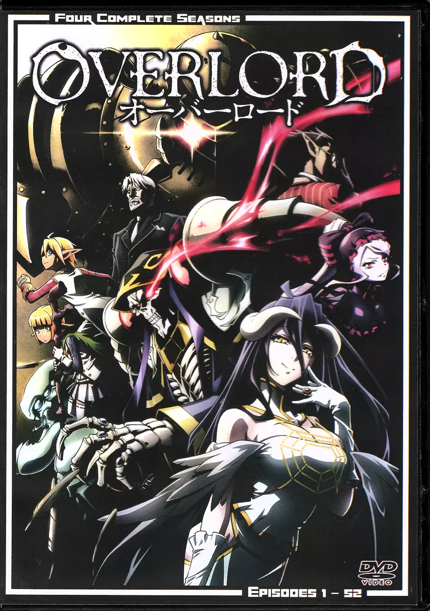 Overlord Anime DVD Season 1, 2, 3 (Vol : 1 to 39 end + OVA) ENGLISH DUBBED!!