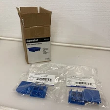 LOT OF 10 / 2 Packs (20 Total) Thomas & Betts Superstrut Blue End Caps A Channel