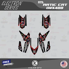 Graphics Kit for ARCTIC CAT DVX400 (2005-2008) DVX 400 Electron-Red 16 Mil