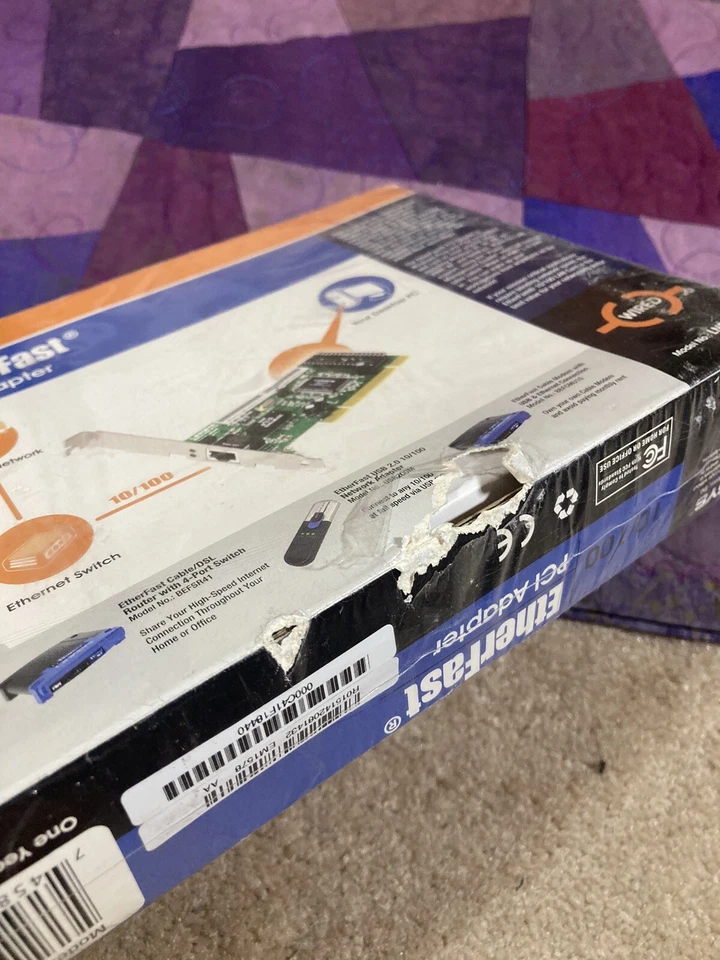 10/100 ETHERFAST PCI ADAPTER MODEL NO: LNE 100TX CISCO SYSTEMS INTERNET ACCESS - Image 3 of 3