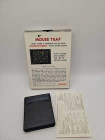 Mouse Trap For ColecoVision With Video Game Cartridge & Original Box