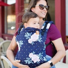 Tula Free-to-Grow Baby Carrier Blossom Print Adjustable Infant to Toddler