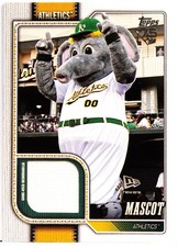 2026 TOPPS ATHLETICS MASCOT GAME USED JERSEY RELIC PATCH MEMORABILIA MAS-ATH