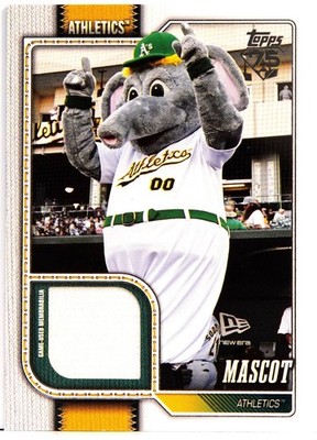 2026 TOPPS ATHLETICS MASCOT GAME USED JERSEY RELIC PATCH MEMORABILIA MAS-ATH