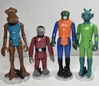 Kenner Star Wars Cantina Crew Vintage Figures Complete With Correct Weapons 1977