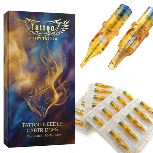 10,20,40,60,100 pcs Sterile Disposable Tattoo Needle Cartridges RL,RS,M1,RM - product listing photo