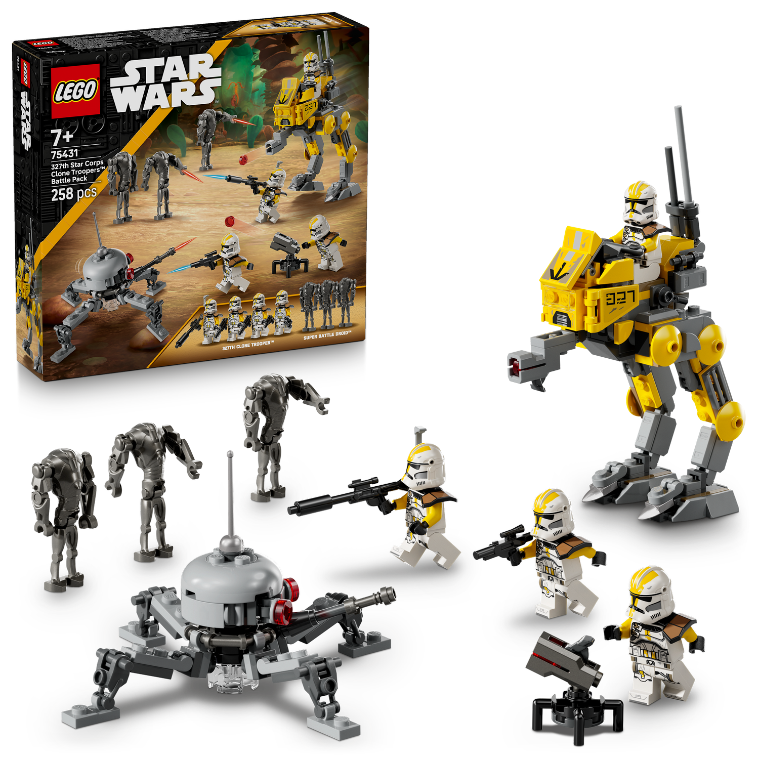 LEGO Star Wars 327th Star Corps Clone Troopers Battle Pack (75431)