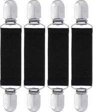 Stainless Steel Mitten Clips Strong Elastic Gloves Clip with Teeth for Kids Adul