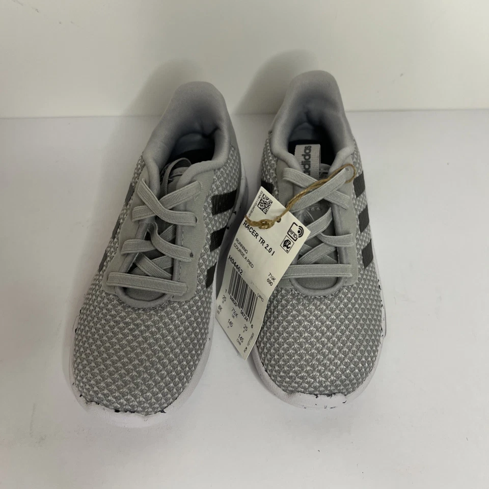 Adidas Baby Racer TR 2.0 H04462 Zapatos para Correr para Niños y Niñas, Gris Foto 4 de 4