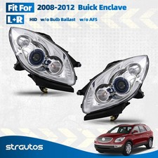 For 2008-2012 Buick Enclave Hid Headlight Wo Afs Wo Ballast Leftright Pair