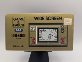 Nintendo Game & Watch Egg EG-26 Wide Screen 1981 with Box and Manual