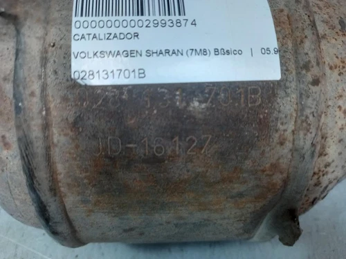 028131701B Catalizador para VOLKSWAGEN SHARAN (7M8) Básico 1999 2993874 - Imagen 3 de 10