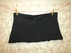 RUBBISH Brand Black Cotton ULTRA Short 12" Mini Skirt Juniors Y2K Vtg Size XL