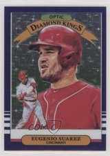 2019 Donruss Optic Diamond Kings Purple Stars Prizm 2/125 Eugenio Suarez #25 0a1