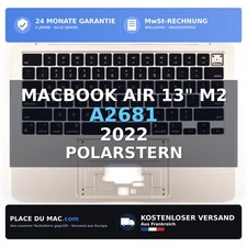 Oberes Gehäuse mit französischer Tastatur für MacBook Air 13 A2681 M2 2022