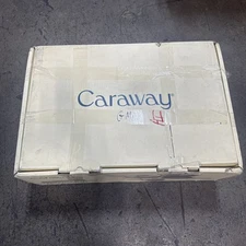 Caraway Home 12 piece Non-Stick Ceramic Cookware Set Cream