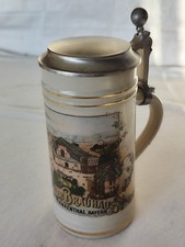 Aus einer Auflösung: Frankenthaler Brauhaus Krug mit Zinn Deckel