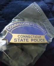 Commissioner's Twenty CT State Police Pin