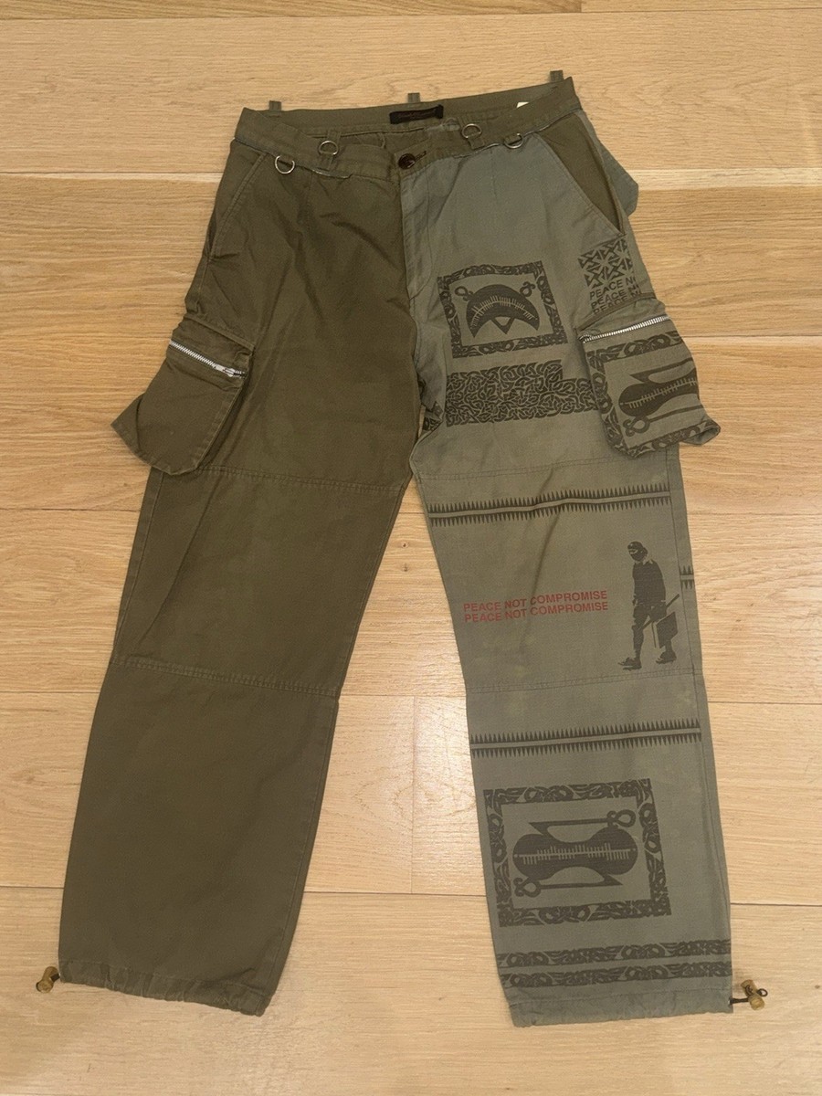 undercover scab pants peace not compromise SS03 cargo pants undercover scab pants peace not compromise SS03 cargo pants