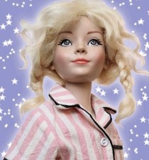 Tonner Anne Stardust Mohair Braided And Curls Wig Platinum Blonde Color New