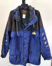 Stearns Dry Wear FLW Tour Jacket Mens XL Blue Fishing Outdoor Corpcore Utility