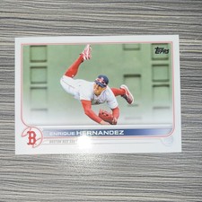 Topps Enrique Hernandez #90 Boston Red Sox 2022 Series 1 Baseball Card